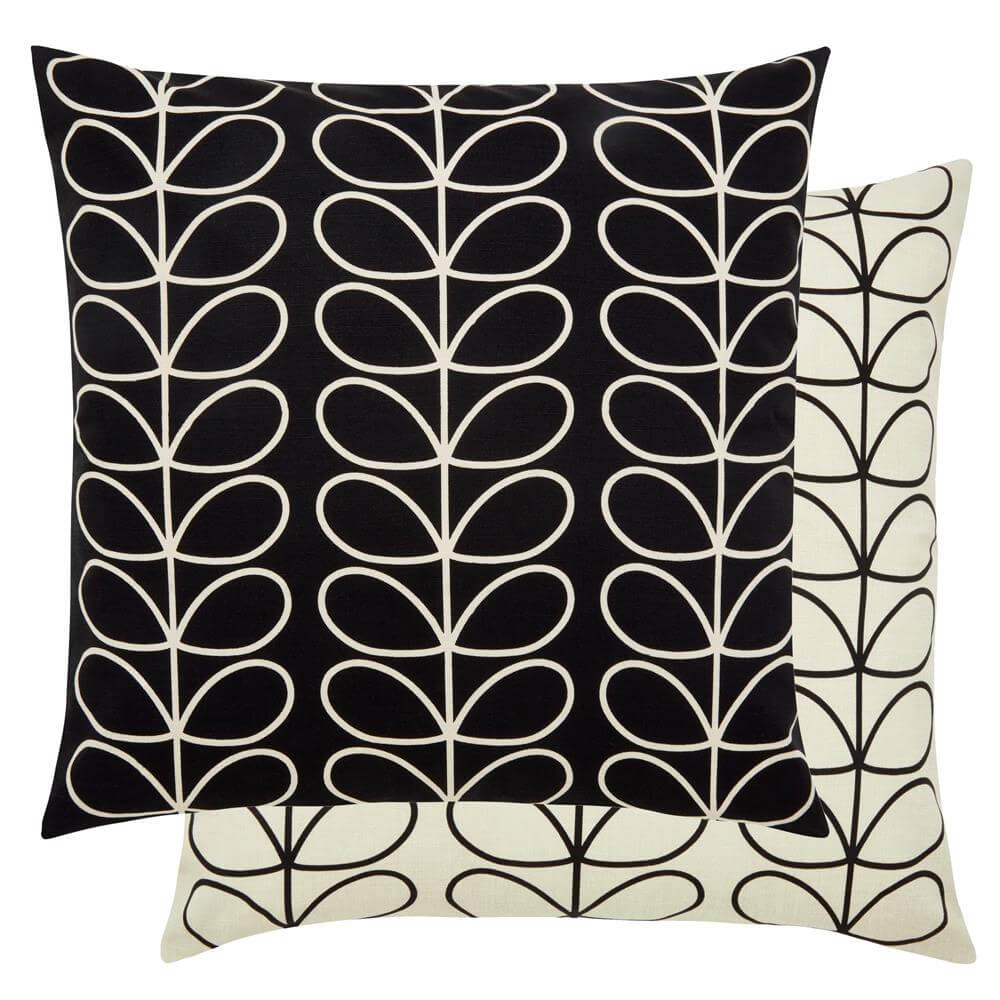 Orla Kiely Small Linear Stem Monochrome Cushion